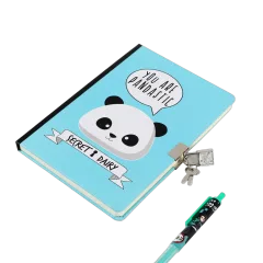 Dnevnik s ključem iTotal A5 80g 96L You are pandastic! sortirano XL1844