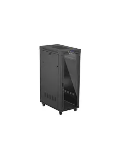 Lanberg 32U/600X1000 Rack Cabinet 19" Free-Standing (Flat Pack) With Glass Door (includes LCD panel