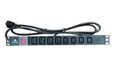 NaviaTec PDU (Power Distribution Unit) sa 4x IEC C19 4x IEC C13 priključaka, kabel IEC C20, 19"