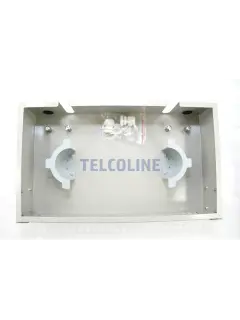 Telcoline fiber optic patch panel 2U/19”, 48F/48xSC Simplex/LC duplex