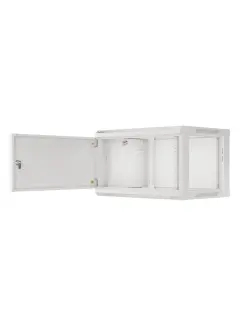 Lanberg 19" Wall-Mount 6U/600X450 For Self-Assembly With Metal Door Grey (Flat Pack)