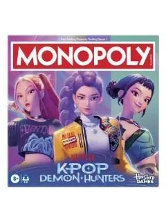 Društvena igra Monopoly K-Pop Demon Hunters 8+ igra je na engleskom jeziku