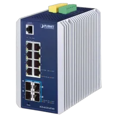 Planet Industrial L3 8-Port 10 100 1000T 4-Port 10G SFP Managed Ethernet Switch