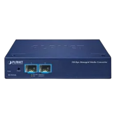 Planet Industrial 2-Port 10G 1GBASE-X SFP Managed Media Converter