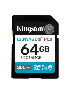 Kingston Canvas Go! Plus SD, R200MB, 64GB