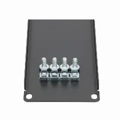 Extralink 2U 19" Front Blank Panel, Gray
