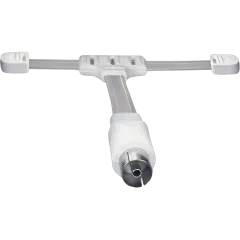 Transmedia Inline coupler, CAT 6A, metal casing