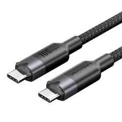 Vention USB 3.2 Gen2 C Male to C Male 10Gbps Cable 1M White Aluminum Alloy Type