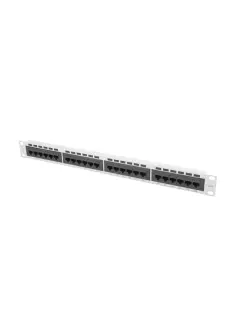 Lanberg Patch Panel 24 PORT 1U 19" CAT.6 UTP Grey