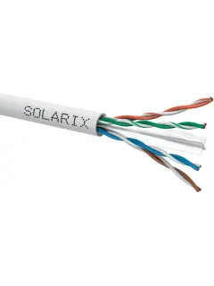 Solarix ethernet cable Solid Indoor CU CAT6 UTP PVC 100m box