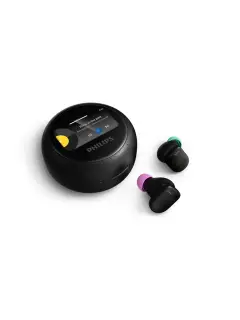 Philips retro in-ear BT slušalice TAMS3BK, crne