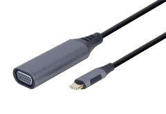 Gembird USB Type-C to VGA display adapter, space grey