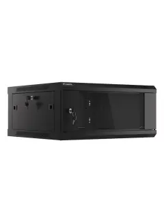Lanberg 19" Wall-Mount 4U/600X600 (Flat Pack) V2 Black
