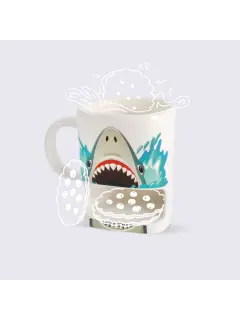 Šalica iTotal s džepom za keks Shark XL1904