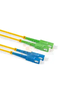 ConnLink GOLD SC/APC-SC/UPC G.652D SM DUPLEX 1.0M 3.0mm YELLOW LSZH