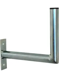Conexpro Wall-mounted antenna bracket "L", length 25cm, height 20cm, diameter 32mm