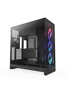 NZXT H9 Flow RGB 2025, crno bez napajanja, ATX