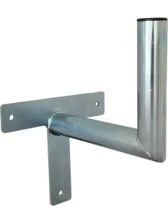 Conexpro Wall-mounted antenna bracket "L", length 25cm, height 20cm, diameter 42mm, T-base