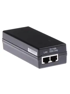 OEM gigabit PoE adapter 24 V/1A (24 W), w/power cable (EU)