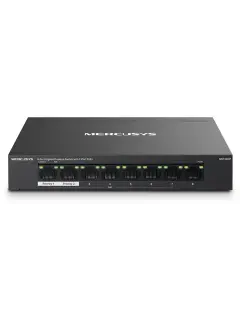 Mercusys 8-Port Unmanaged Gigabit PoE switch 8x GbE with 7 PoE+ (30w) PoE budget 65 W