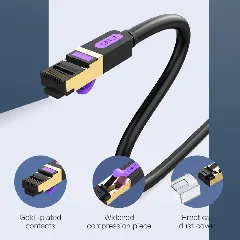Vention Cat.7 SFTP Patch Cable 20m, Black
