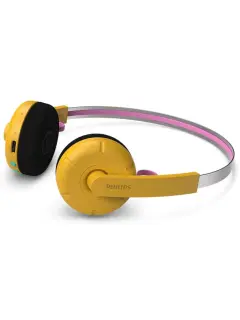 Philips retro BT/USB-C slušalice Ringo Duo, žute