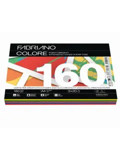 Papir Fabriano Colore A4/160g mije&scaron;ani tamni 100L 19100813