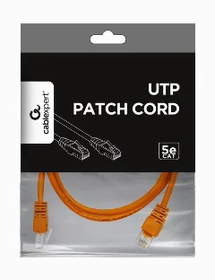 Gembird CAT5e UTP Patch cord, orange, 2m