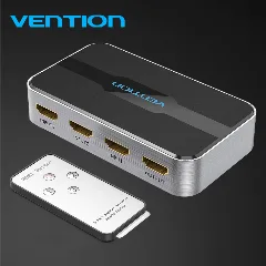 Vention HDMI Switch 3 In 1 Out Gray Metal Type