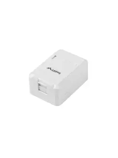 Lanberg empty surface mount box for keystone, 1 port