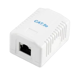 Gembird CAT5E FTP single port surface mount box
