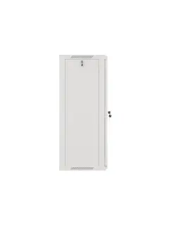 Lanberg 19" Wall-Mount 22U/600X450 (Flat Pack) Grey, Glass Door