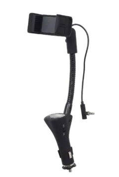 Gembird 4-in-1 car smartphone holder with charger