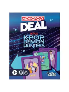 Društvena igra Karte Monopoly Deal K-Pop Demon Hunters 8+ igra je na engleskom jeziku