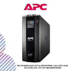 APC Back UPS Pro 1600VA, 8x IEC C13 Outlets, AVR, LCD Interface