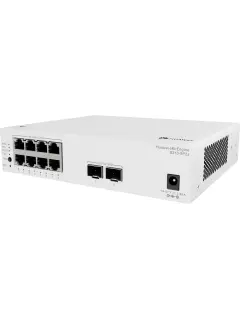 Huawei managed cloud L2 PoE switch with (8) Gbit PoE+ ports and (2) 2.5G SFP slots (PoE budget 128