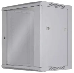 Intellinet 19" Wallmount Cabinet, 12U, 450 mm (17.7 in.) Depth, Gray