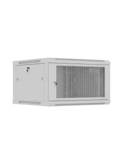 Lanberg Rack Cabinet 19" Wall-Mount 6U/600X600 (Flat Pack) With Perforated Door Grey