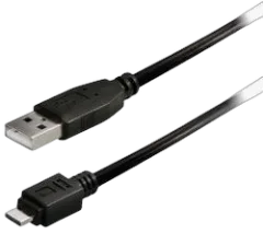 Transmedia USB typeA plug-Micro USB type A 0,2m