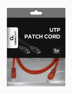 Gembird CAT5e UTP Patch cord, red, 2m