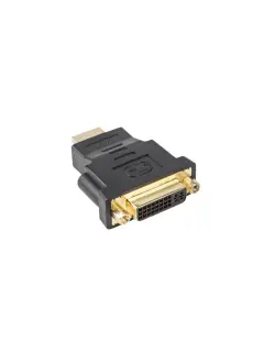 Lanberg HDMI (M)->DVI-D (F)(24+5) Adapter Single Link Black