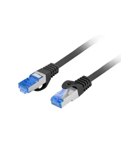 Lanberg CAT.6A S/FTP LSZH CCA 20M Black Fluke Passed Patchcord