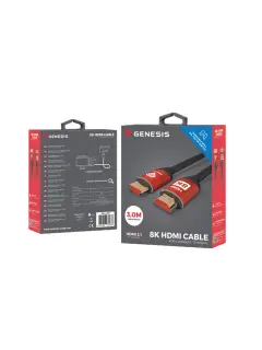 Genesis HDMI M/M V2.1 CABLE 3M 8K FOR PS5/PS4