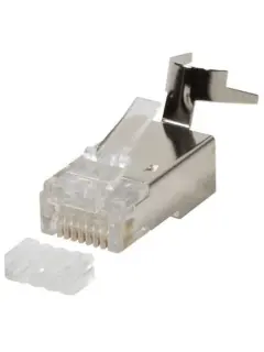 Solarix RJ45 CAT6A, CAT7 STP 8p8c shielded connector for wire