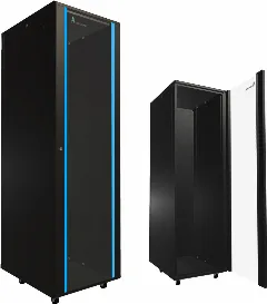 Extralink Floor Cabinet 42U, 800x1000, Black