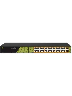 Conexpro PoE switch, 24x 1GBE, (24x PoE), 2x 1G SFP (300 W)