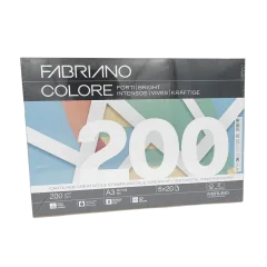 Papir Fabriano Colore A3/200g mije&scaron;ani tamni 100L 19100818