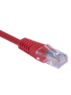 MasterLan Cat5e UTP, 0,25m, Red, CCA RJ45 patch cable