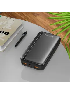 Power Bank ColorWay 20 000 mAh EnergyPlus (USB QC3.0 + USB-C Power Delivery 22.5 W) crni