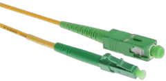 NFO Patch cord, LC APC-SC APC, Singlemode 9 125, G.657A2, Simplex, 3m